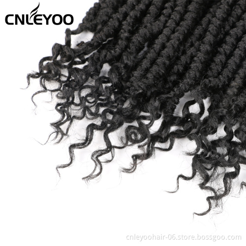 New Spring Senegalese Crochet Hair 12 Inch Curly End Senegalese Twist Crochet Braids For Women